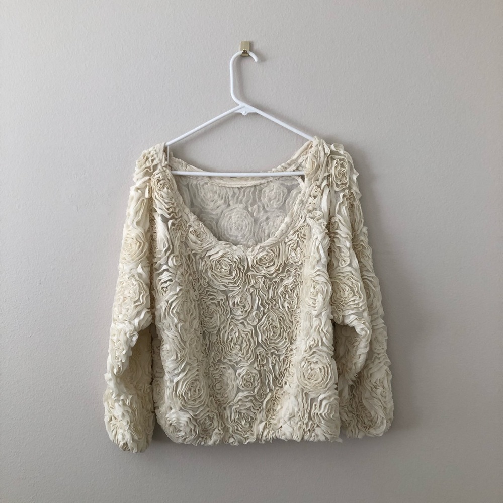 American Apparel Floral Unique Shirt